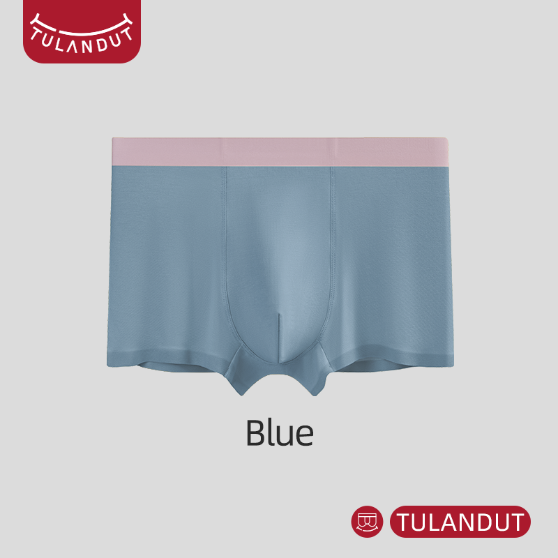 TULANDUT Comfortable Men's Boxer Briefs Blue633059566300171122