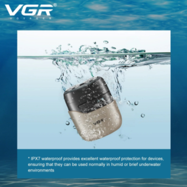 VGR V345 Shaver Waterproof Razor Electric Hair Shaver Mini Shaving Machine Rechargeable Beard Trimmer Floating Shaver for Men 63236570090114113