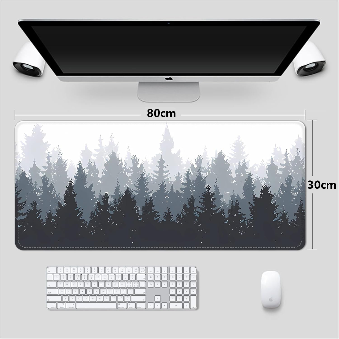 Large Mouse Pad Extended Non-Slip Rubber Base Gaming Mouse pad Office Desk Mat Desk Smooth Cloth Surface Keyboard LZ-00563526009187586113