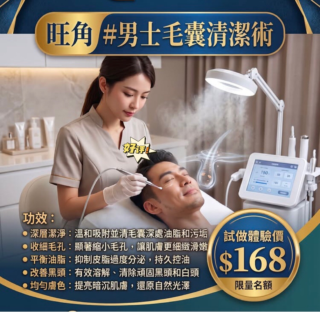 Mong Kok Men's Hair Follicle Cleansing Service