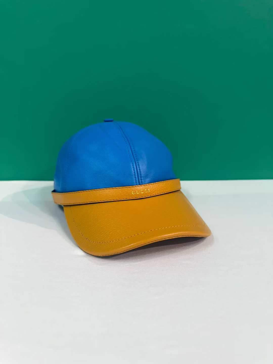 Gucci Full Leather Baseball Cap – Size M