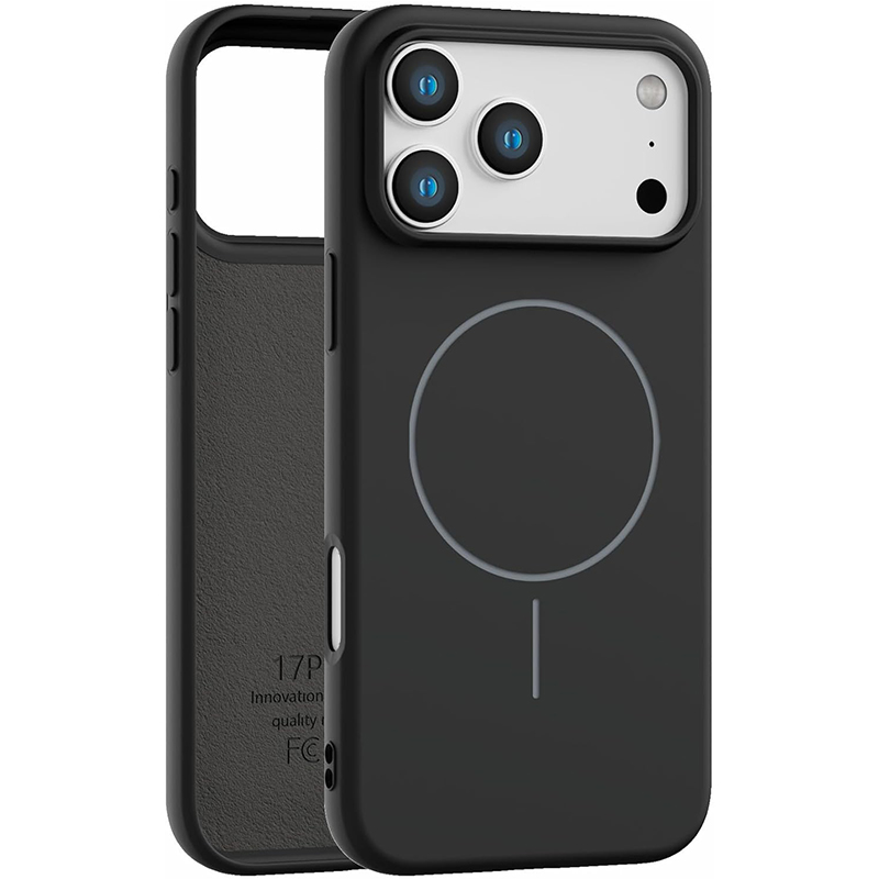 Meephone Compatible with Phone 17 Pro Max Case Fit for Wireless Charging Soft TPU Back Shockproof Cover Slim Fit Protection Case Matte Skin Feel (Black)634476270740501112