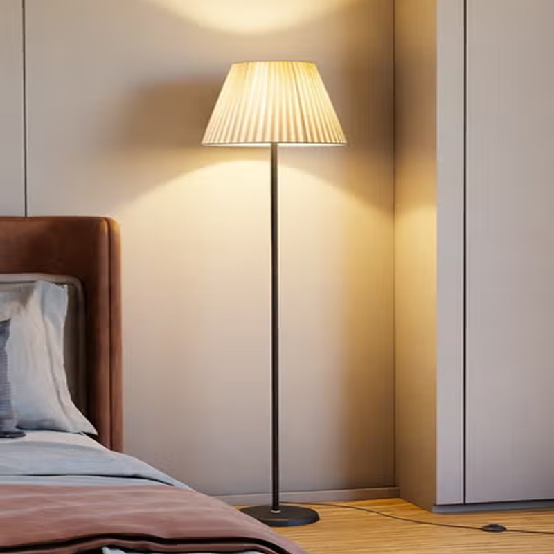 176cm Floor Lamp with Fabric Lampshade, Modern Tall Floor Lamps for Living Room, Floor Standing Lamps Home Decor, Floor Lighting for for Bedroom, Study Room, Office DJ067