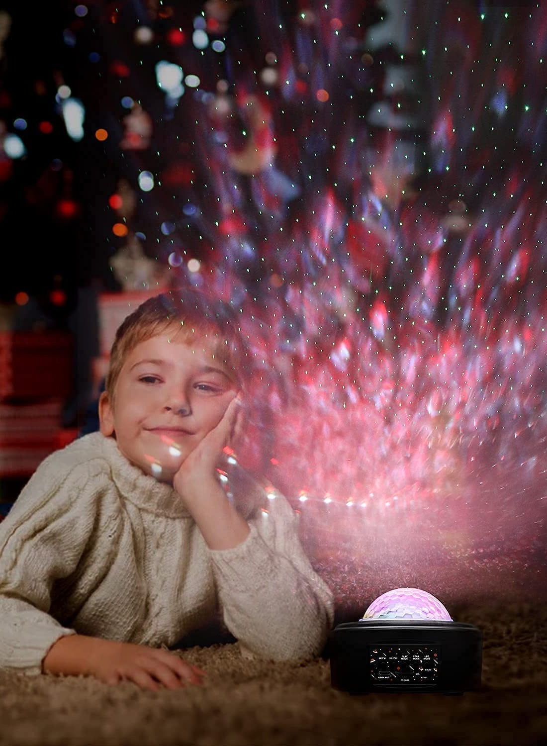 Star Projector Night Light Galaxy Remote Control Bluetooth Music Speaker Rechargeable USB SUM-0078163680820101889112
