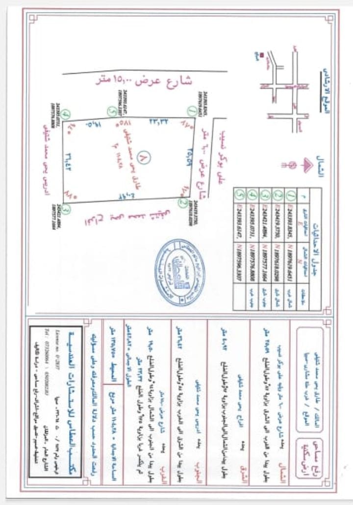 Sabia land in Bahjah for sale Sabia63941079298307111