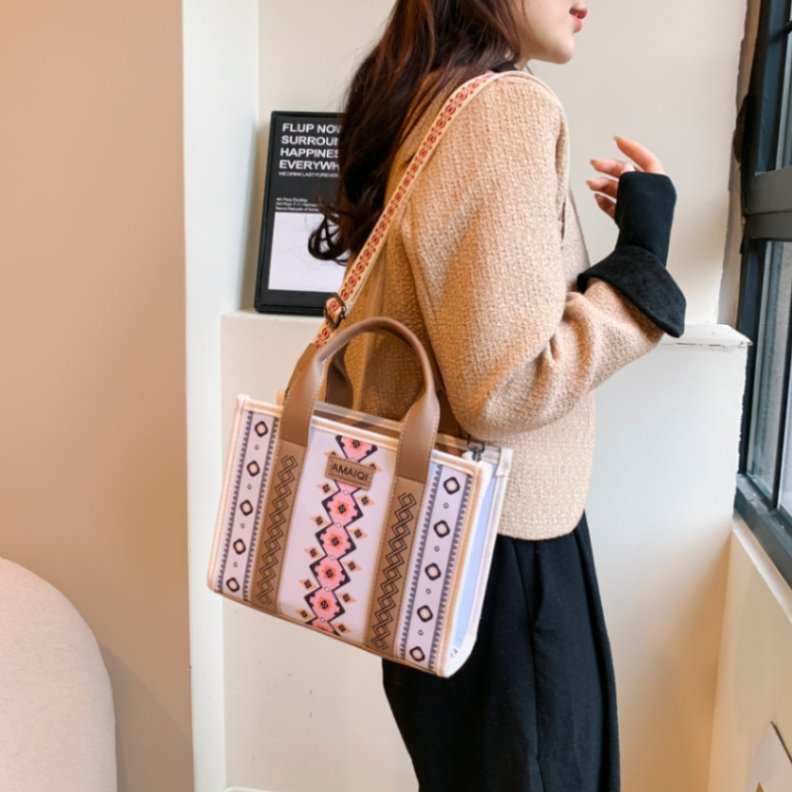 Fashionable Handheld Crossbody Tote Bag    	63191464944643114
