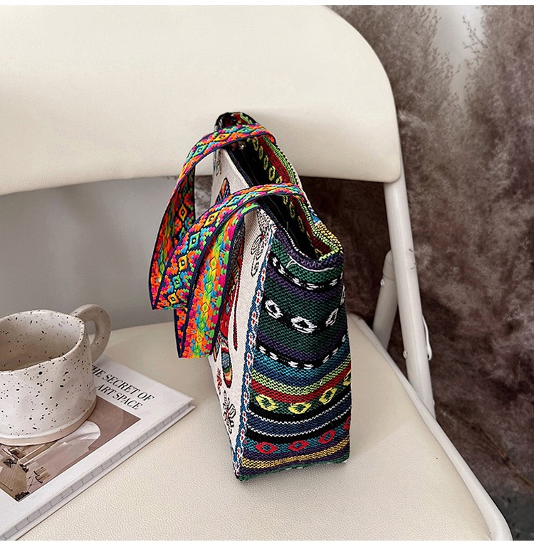  Bohemian - style، أدب ورثيذ، حقيبة كتف واحدة ذات سعة كبيرة62960748993793112