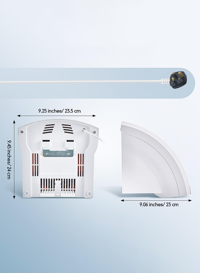 Electric Hand Dryer Commercial Compact Air Wiper Automatic Hand Air Dryer for Dry Machine Wall Business Home Household Restroom Office Mall 6666013063526311335042112