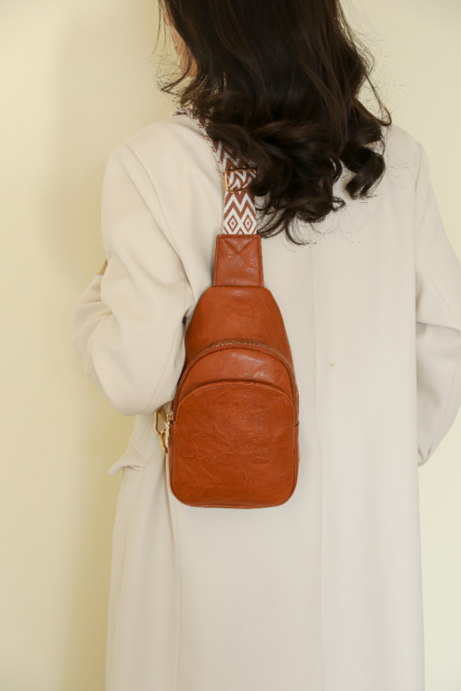 Versatile PU Leather Chest Pack with Adjustable63051879102723111