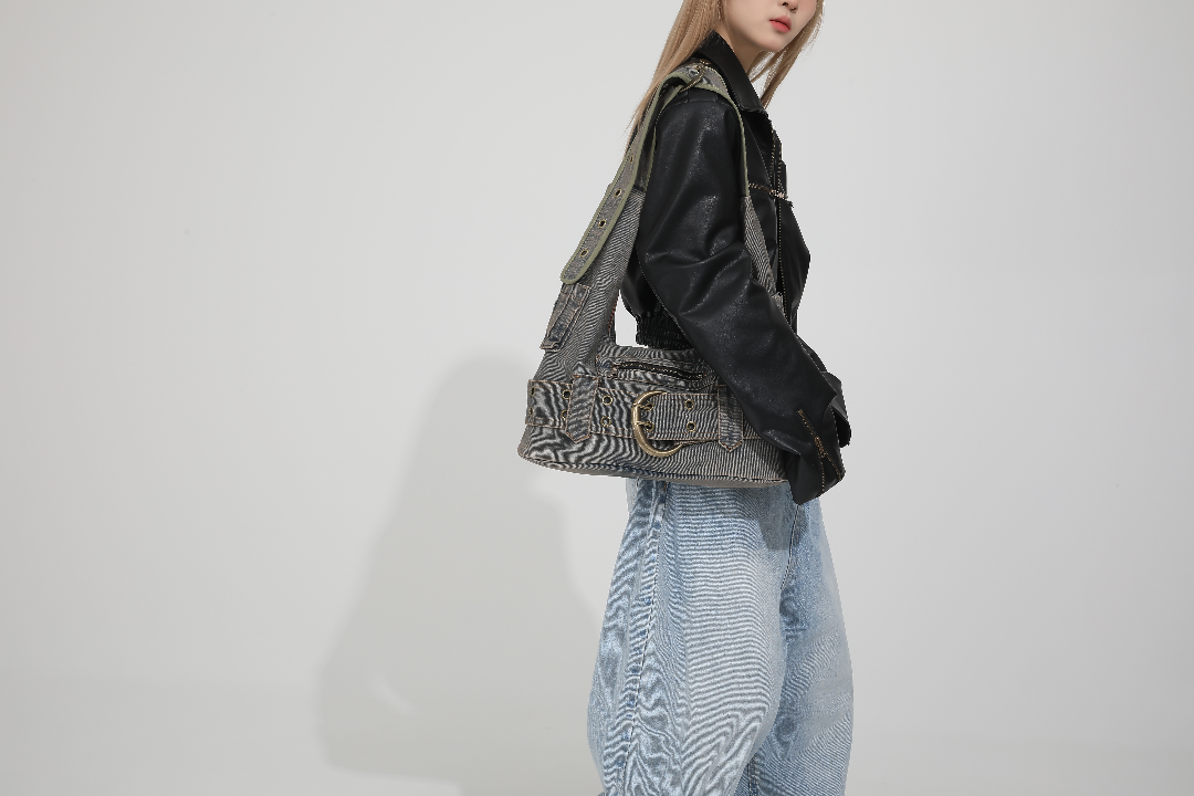 fashionable denim one-shoulder bag63072124583297113