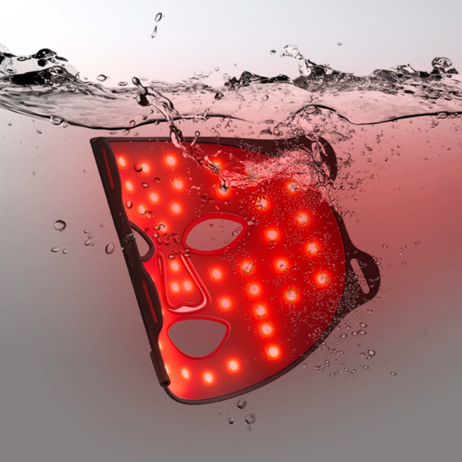 قناع الوجه العلاجي بضوء LED الأحمر - 6 أطوال موجية حمراء/زرقاء/صفراء/أشعة تحت حمراء لتفتيح البشرة، وعلاج حب الشباب والوقاية من التجاعيد - مؤقت قابل للتعديل من 10 إلى 30 دقيقة630812092279071112