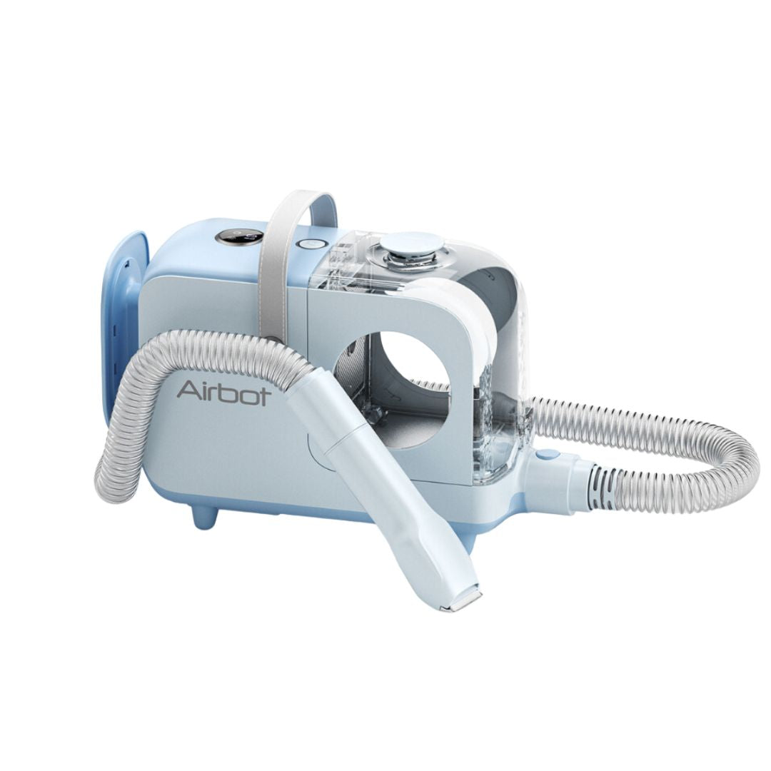 Airbot Pet Vacuum Cleaner P2 Blue+White UK - Low-Noise, Portable, Multi-Tool Grooming with Trimmer, DeShedder, Vacuum for Dogs & Cats, Home & Post-Walk Cleanup Pet62885048961155119