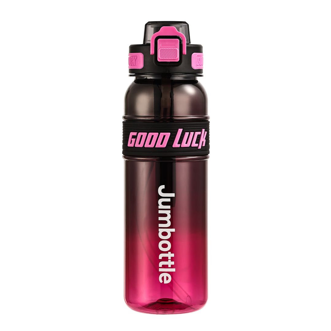 Jumbottle Non-spray gradient color water cup 1000 ML  Red632259526193941110