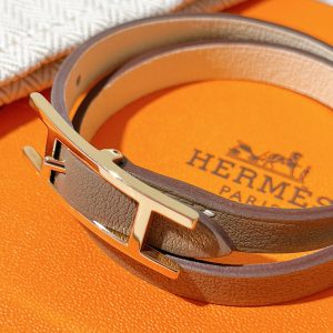 HERMES BEHAPI DOUBLE TOUR BRACELET64321583369601111
