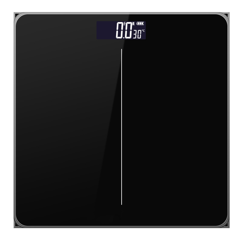 180kg Digital Bathroom Scale for Body Weight Loss Watchers Electri Scales 50g Discrepancy Clear Backlit LCD Display and Step-On Techhology 2*AAA Batteries （Not Included） 6666020763681162556801111