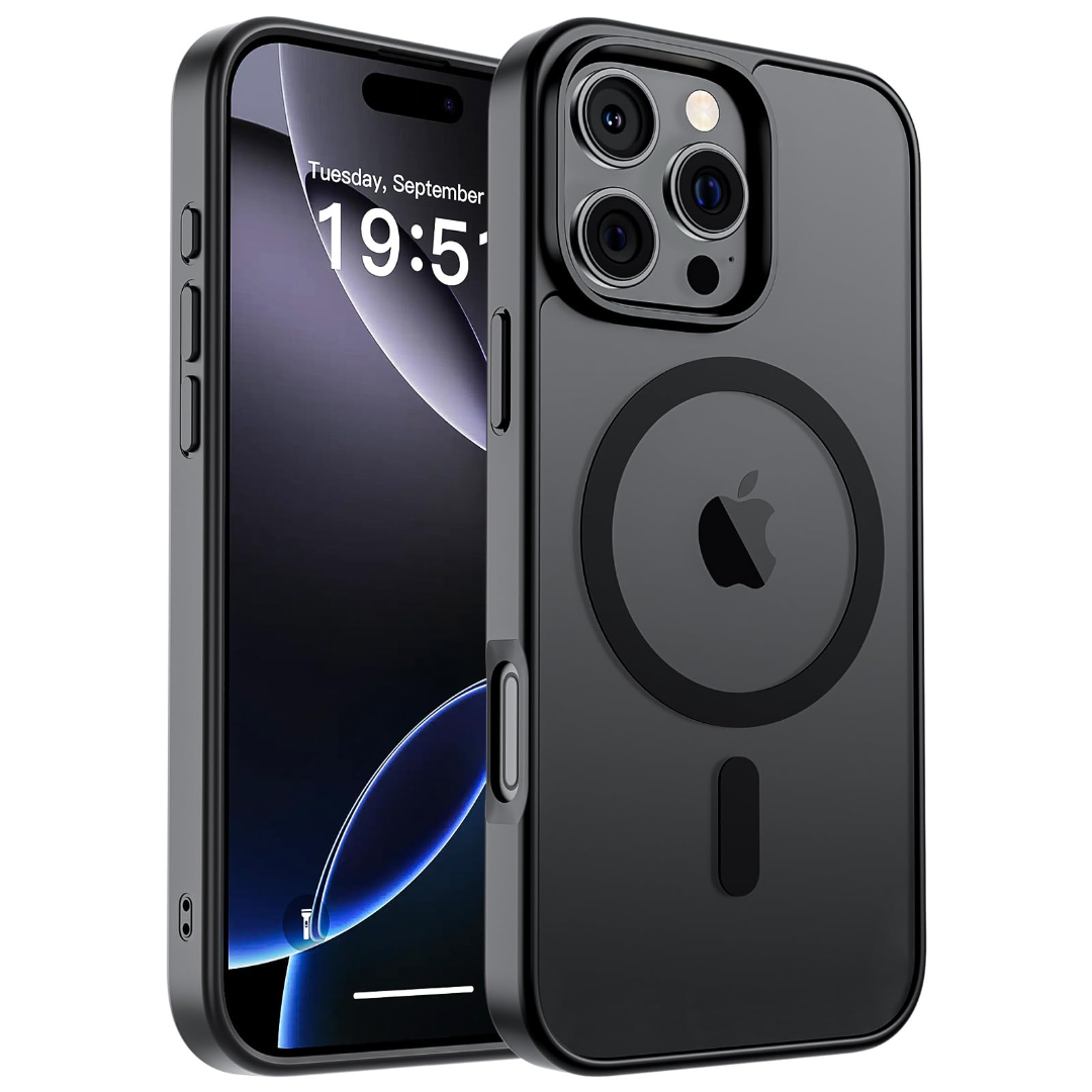 Magnetic for iPhone 16 Pro Max Case (Compatible with MagSafe) (Military Grade Drop Protection) Translucent Matte Shockproof Phone Cover634798777532191111
