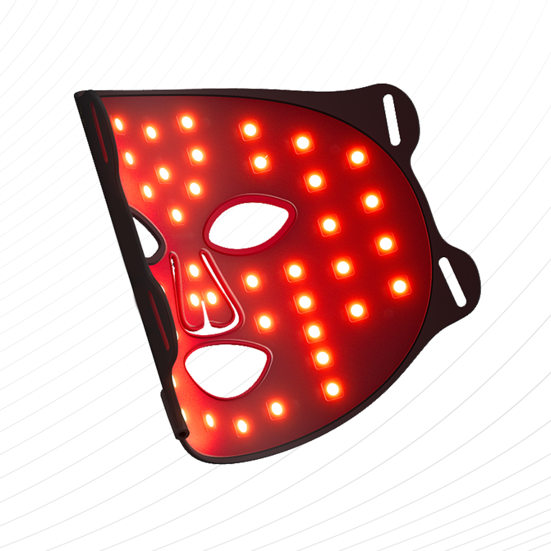 قناع الوجه العلاجي بضوء LED الأحمر - 6 أطوال موجية حمراء/زرقاء/صفراء/أشعة تحت حمراء لتفتيح البشرة، وعلاج حب الشباب والوقاية من التجاعيد - مؤقت قابل للتعديل من 10 إلى 30 دقيقة63081209227907114