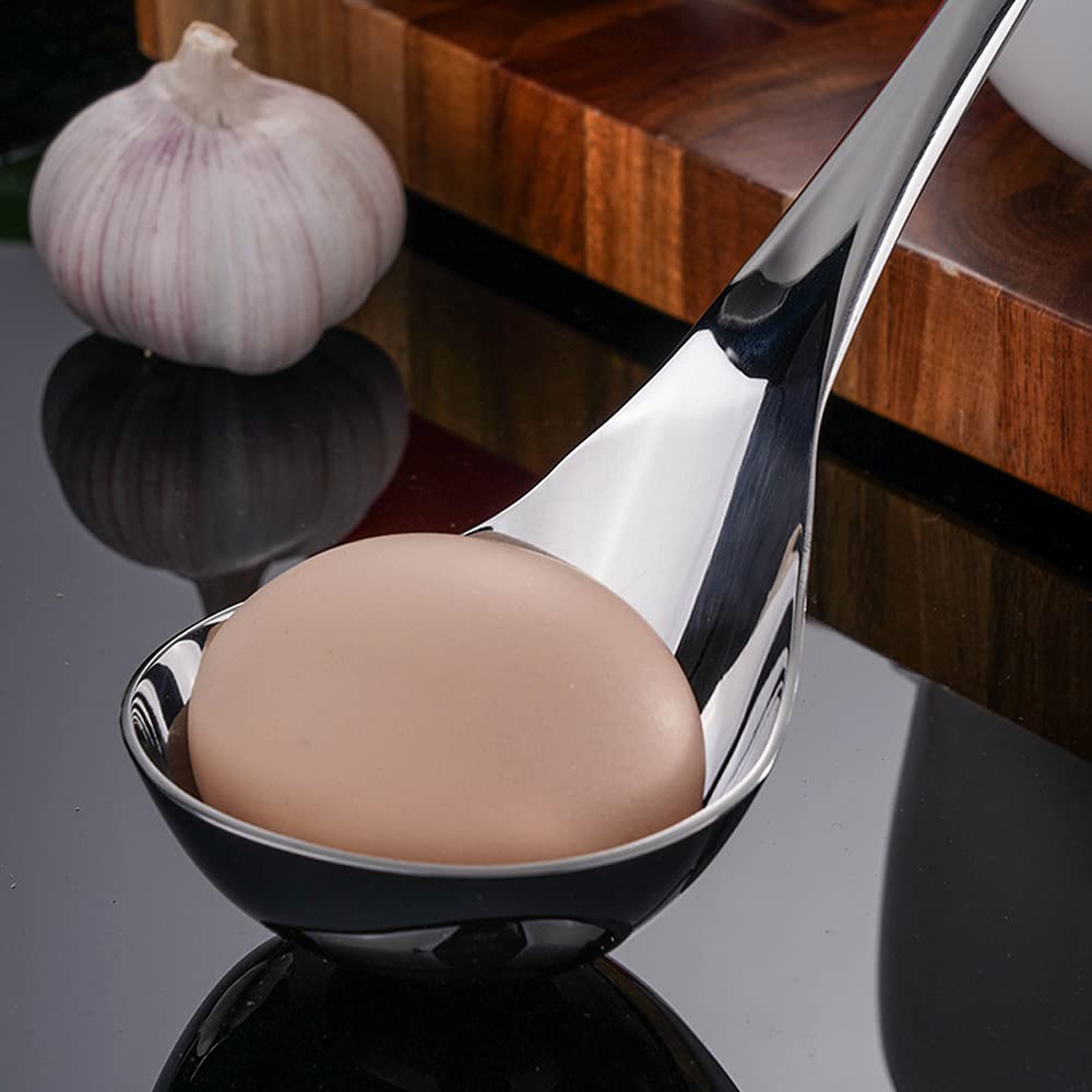 Blythornix Soup Spoon Stainless Steel, Soup Ladles for Serving, Large Cooking Ladles for Sauce Gravy Metal with Long Handle 2 Packs63604461174787113