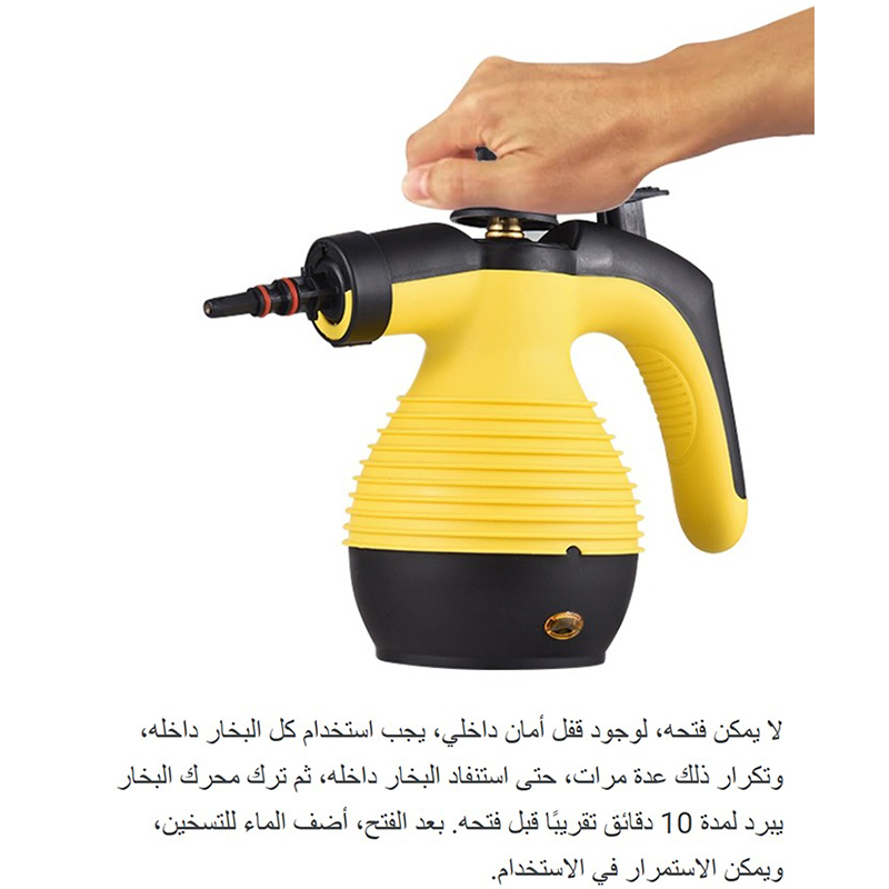 جهاز تنظيف بالبخار محمول طبيعي، جهاز تنظيف بالبخار متعدد الوظائف عالي الضغط لمطبخ، لإزالة الأوساخ والدهون مع إكسسوارات MX014963526090652162114