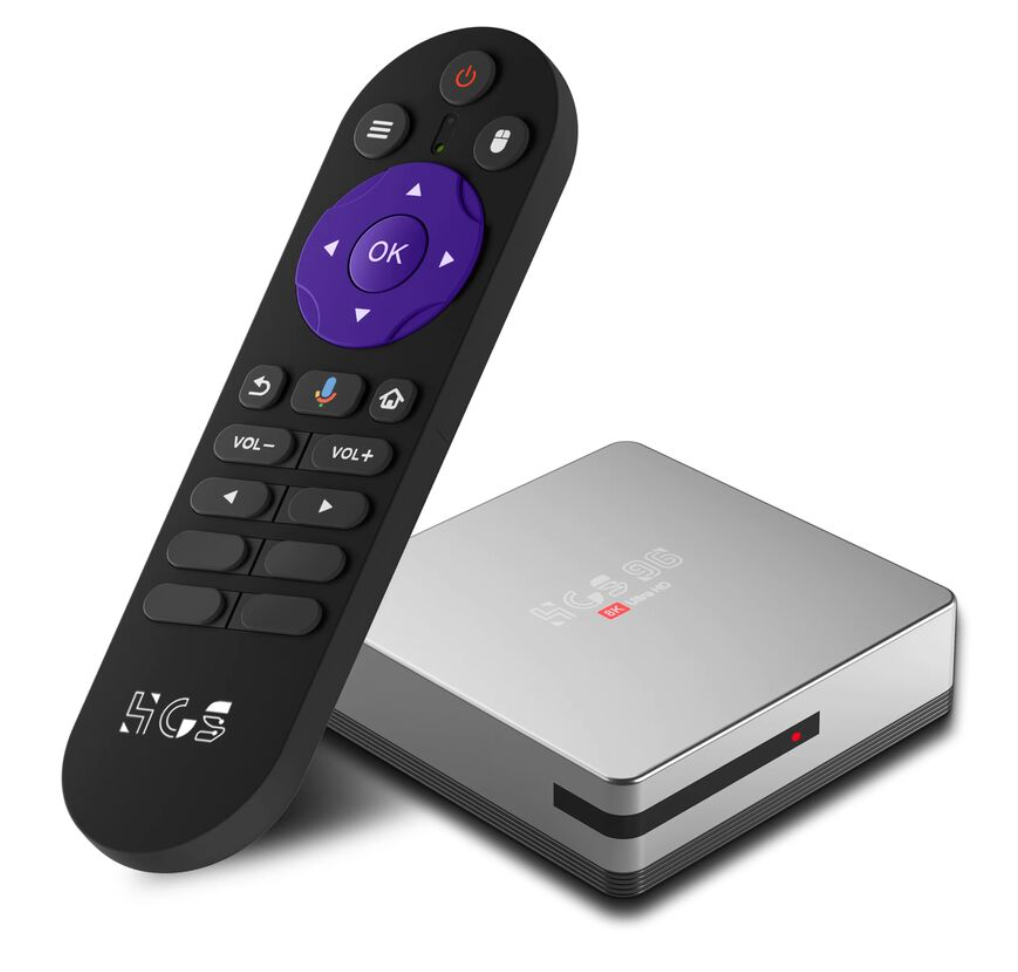 صندوق HCS96 أندرويد 16 لصندوق التلفاز مع واي فاي ثنائي النطاق وفك تشفير بدقة 8K632345730593291120