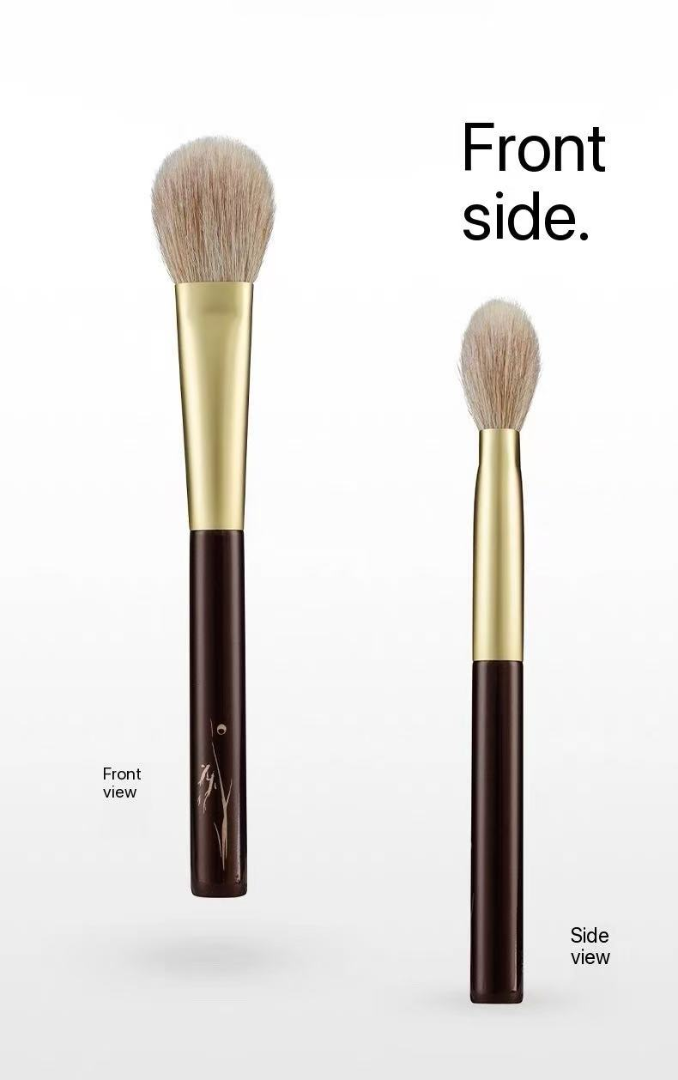 Dual-tone SD5 Blush Brush, Highlighter Brush & Eye Setting Brush (multi sizes: small, medium and large) with fox hair blended with wool63225306907138114