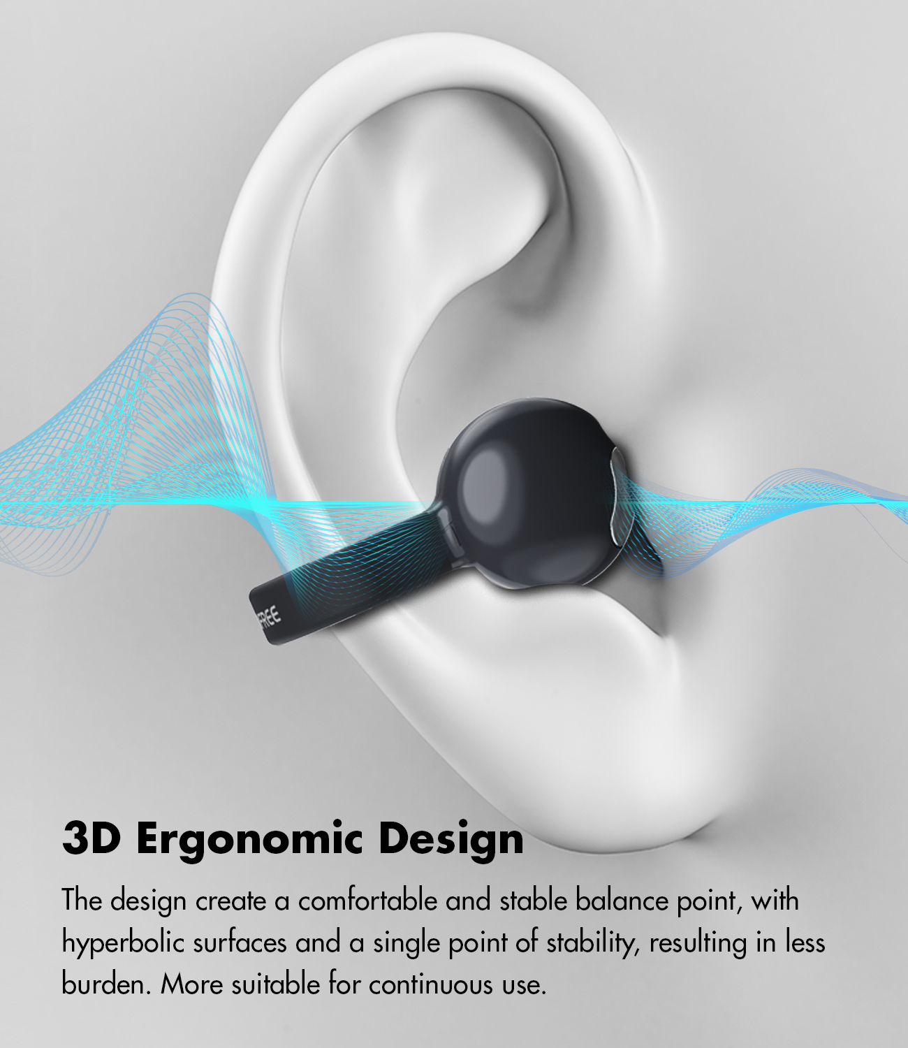 ROSESELSA OpenFree Open Ear Wireless Earbuds LDAC LDHC HiFi Sound Bluetooth 5.4 Earphones 52H Battery LC3 Game Mode 20ms（Green）63615014089089113