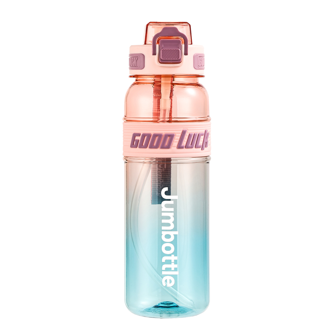 Jumbottle Non-spray gradient color water cup 1000 ML Pink632259455415061114
