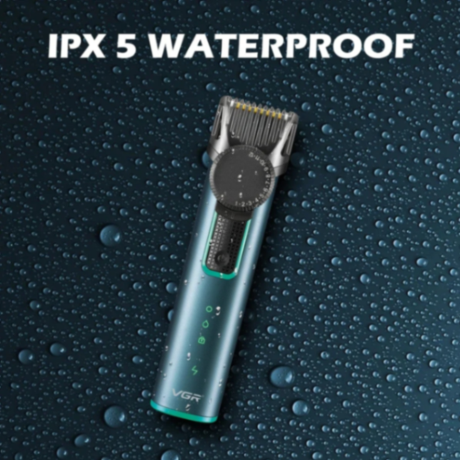 VGR V973 Hair Trimmer Electric Hair Clipper Waterproof Hair Cutting Machine Adjustable Haircut Machine T-Blade Trimmer for Men 63214083503489113