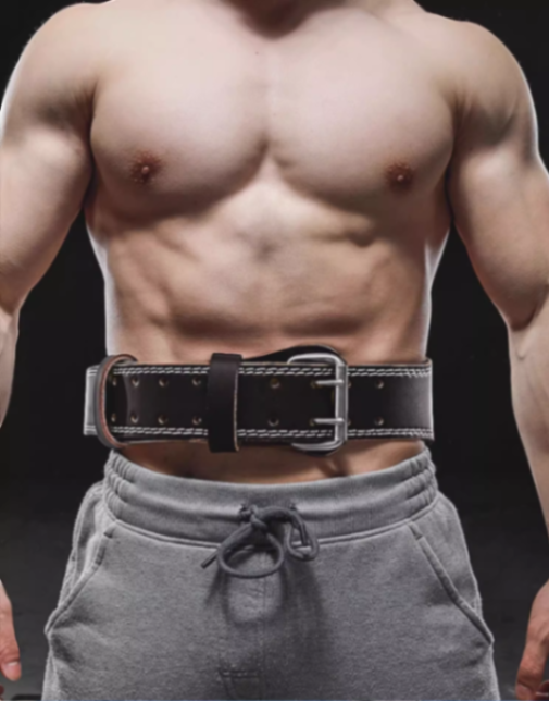 FOMADO Men's leather sports protective gear for squat and deadlift fitness belts Yellow63269075101314111