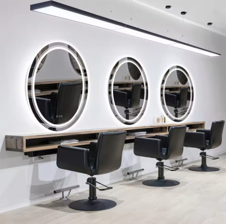 20x28 inch Bathroom Mirror LED Light Oval Frameless Shower Shaving Makeup Mirror for Restroom Washroom Dimming Defog63123856098434114