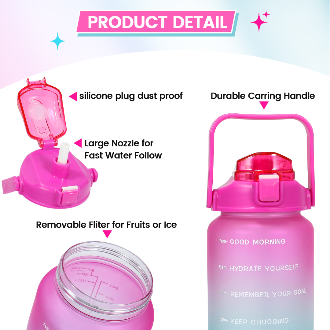 Jumbottle Gradient Space Cup 2200ml Red Blue63225891143555113