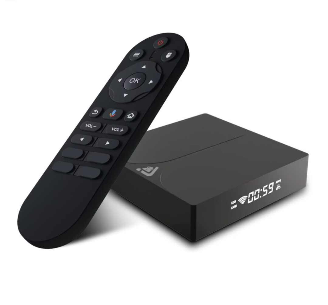 جهاز تلفاز ذكي C8 Amlogic S905d2 بسعة 16 جيجابايت، جهاز استقبال تلفزيوني يعمل بنظام أندرويد 14، مع جهاز تحكم عن بعد بخاصية البلوتوث والصوت، بشاشة عرض رقمية، جهاز أندرويد بوكس632346490604831117