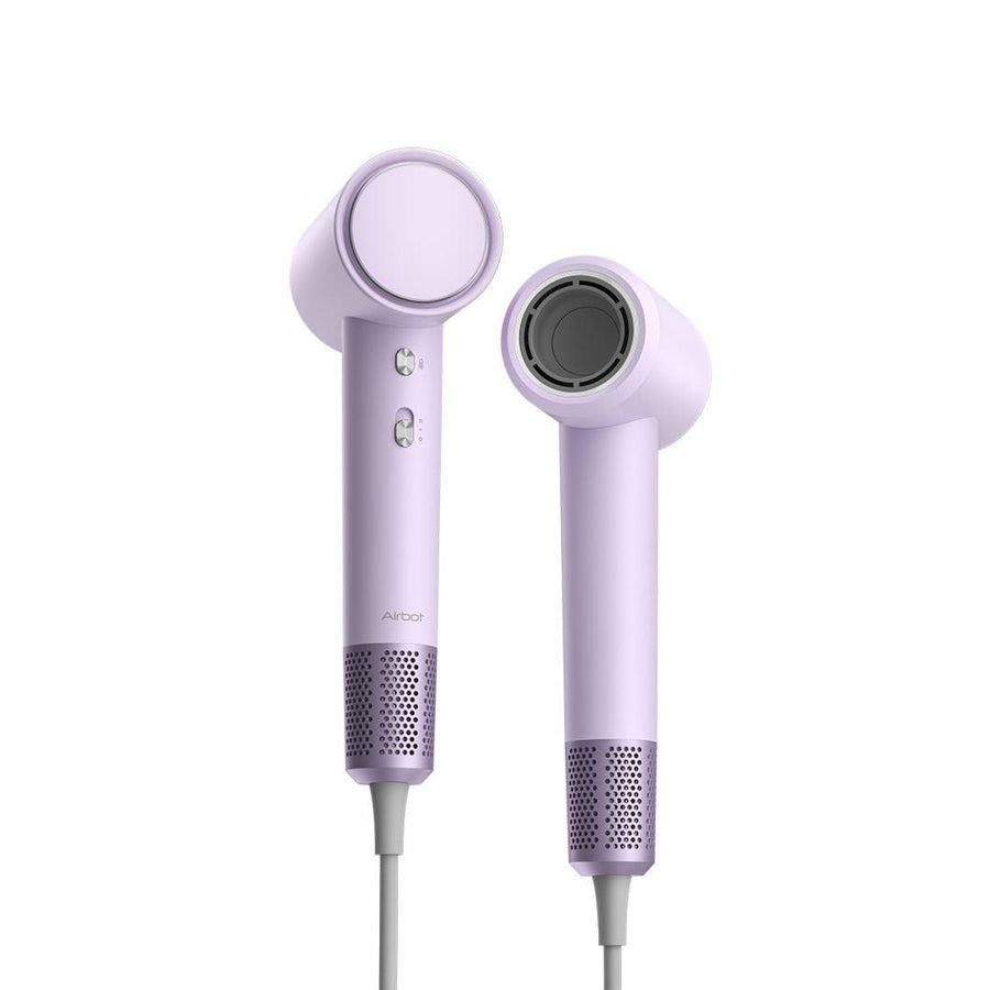 Airbot HD188A Purple EU - High-Speed Hair Dryer with 200mil Negative Ions, RGB LED Ring, Low Noise, Dual-Speed, Travel-Friendly & Stylish Design62884946924931110