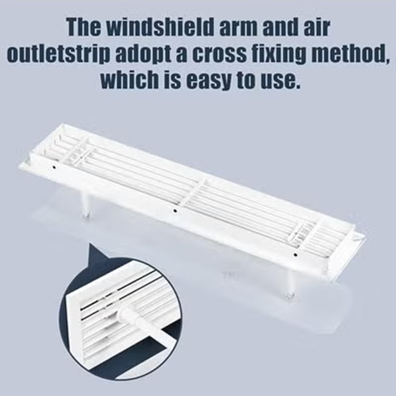 Central Air Conditioner Deflector Adjustable Punch-free Anti Direct Blowing Outlet Air Baffle Windshield 75-100cm WR-05763680526995842114