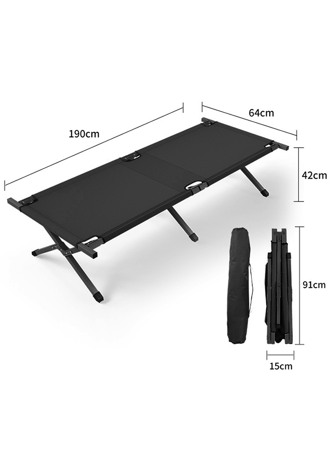 Folding Camping Cot Portable Folding Cot Outdoor Camping Office Home Nap Lightweight 6666016263526241917442111