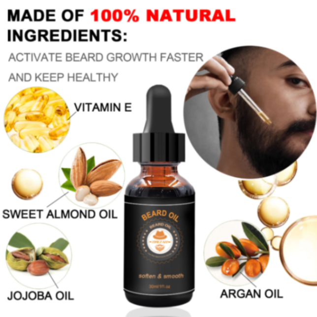 XIKEZAN Premium Organic Beard Growth Oil Balm Set Groom Beard Care Set Mens Gifts Beard Grooming Kit63267719267075112