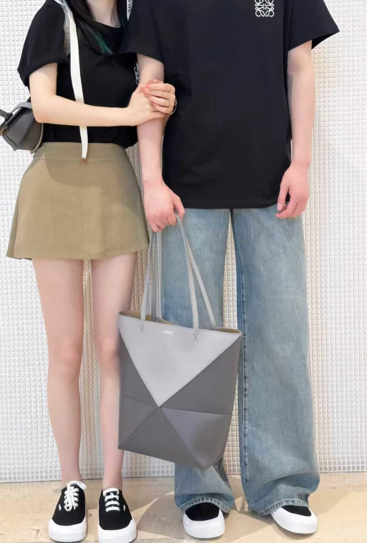 Loewe Puzzle Fold Bag Small – Glossy Nappa Leather | 95% New63227680054017113