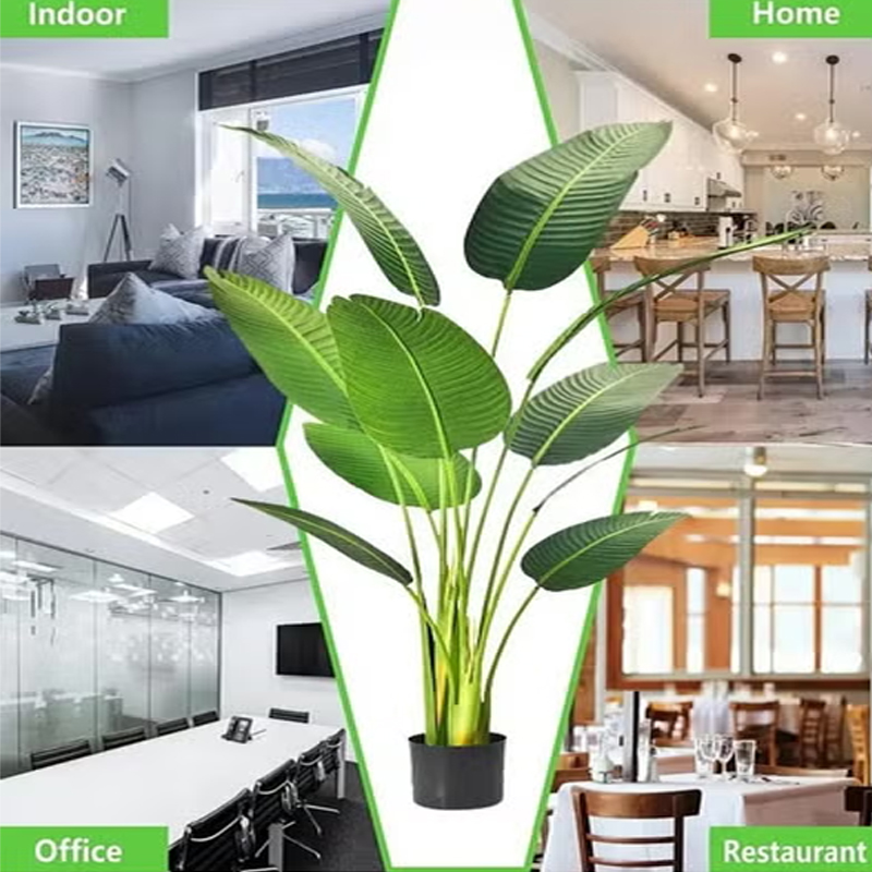 160CM Artificial bird of paradise plant artificial banana tree XL0123