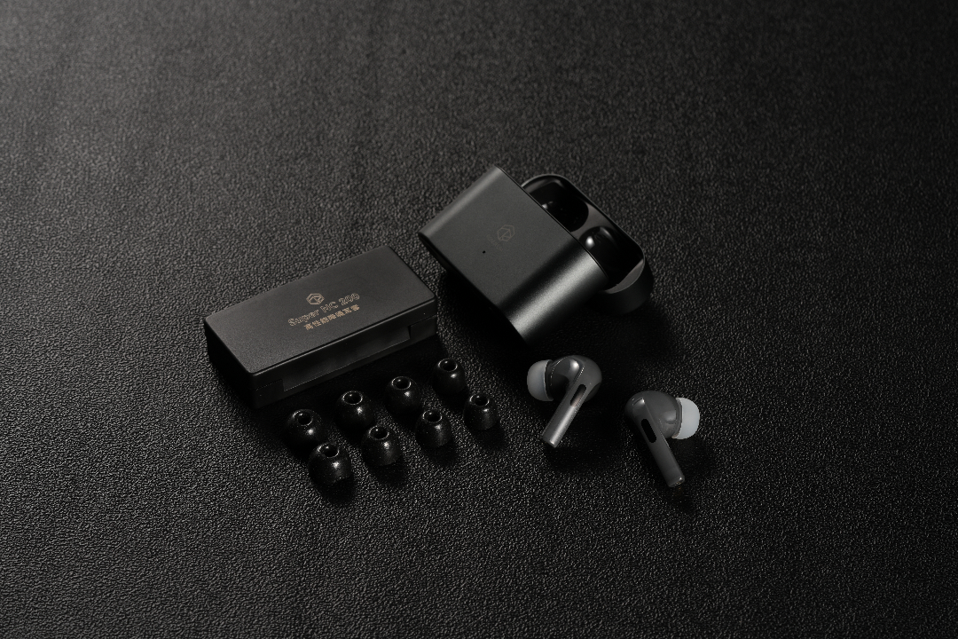 ROSESELSA EarFree i5 سماعات لاسلكية هجينة مع خاصية إلغاء الضوضاء النشط، سماعات رأس بجودة صوت عالية LDAC، سماعات أذن لاسلكية بخاصية 48dB ANC وIPX5، بلوتوث 5.3، وضع الألعاب بزمن استجابة 54 مللي ثانية (اللون رمادي الساموراي)63615271723523111