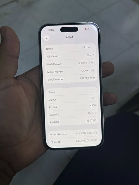 آيفون 14 برو65084299607170110